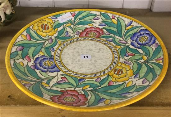 Charlotte Rhead floral charger